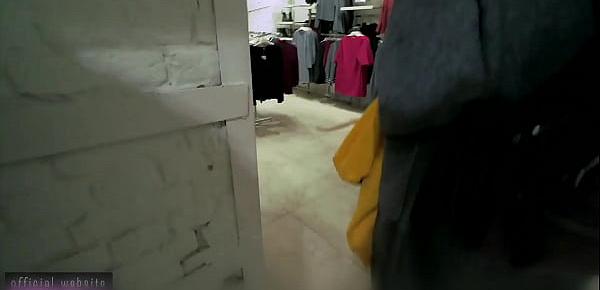 Public Agent - Risky Anal Sex in Zara Fitting Room with 18 Babe